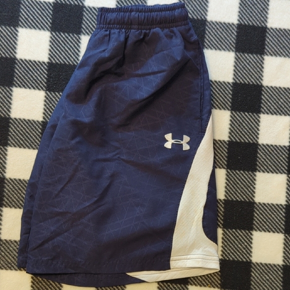 Under Armour Kids Navy and White Shorts - Picture 7 of 7